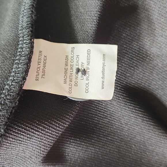 Lightweight black 2 button  jacket with 2 front pockets. - Picture 6 of 6